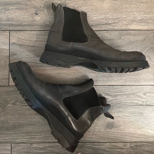 Prada Leather Chelsea boots